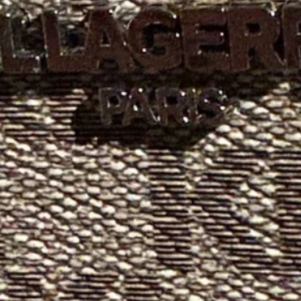 Karl Lagerfeldmonogrammed brownbag